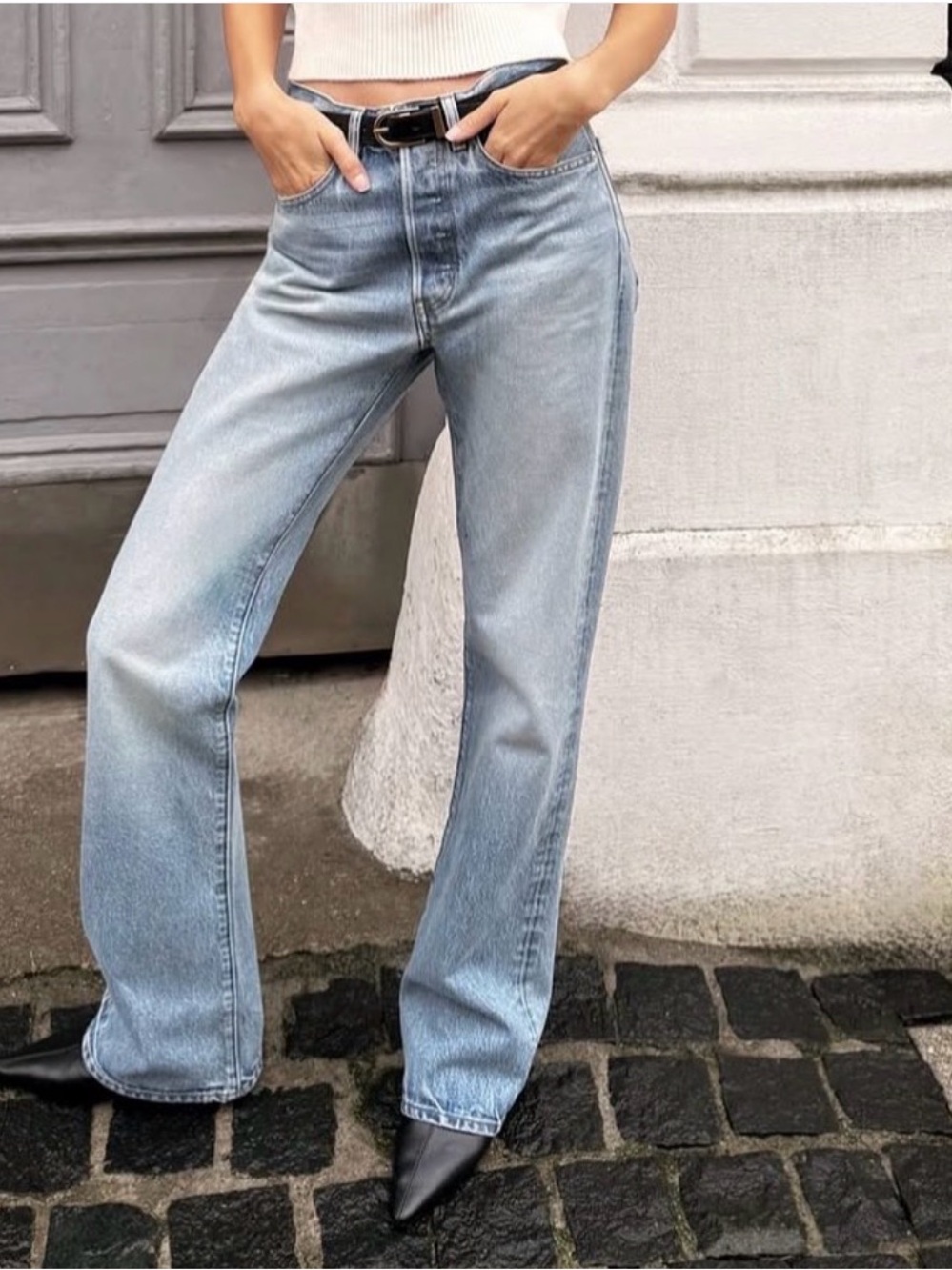 Frame Denim The Vertical Jeans, Laurence Wash
